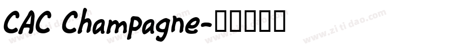 CAC Champagne字体转换